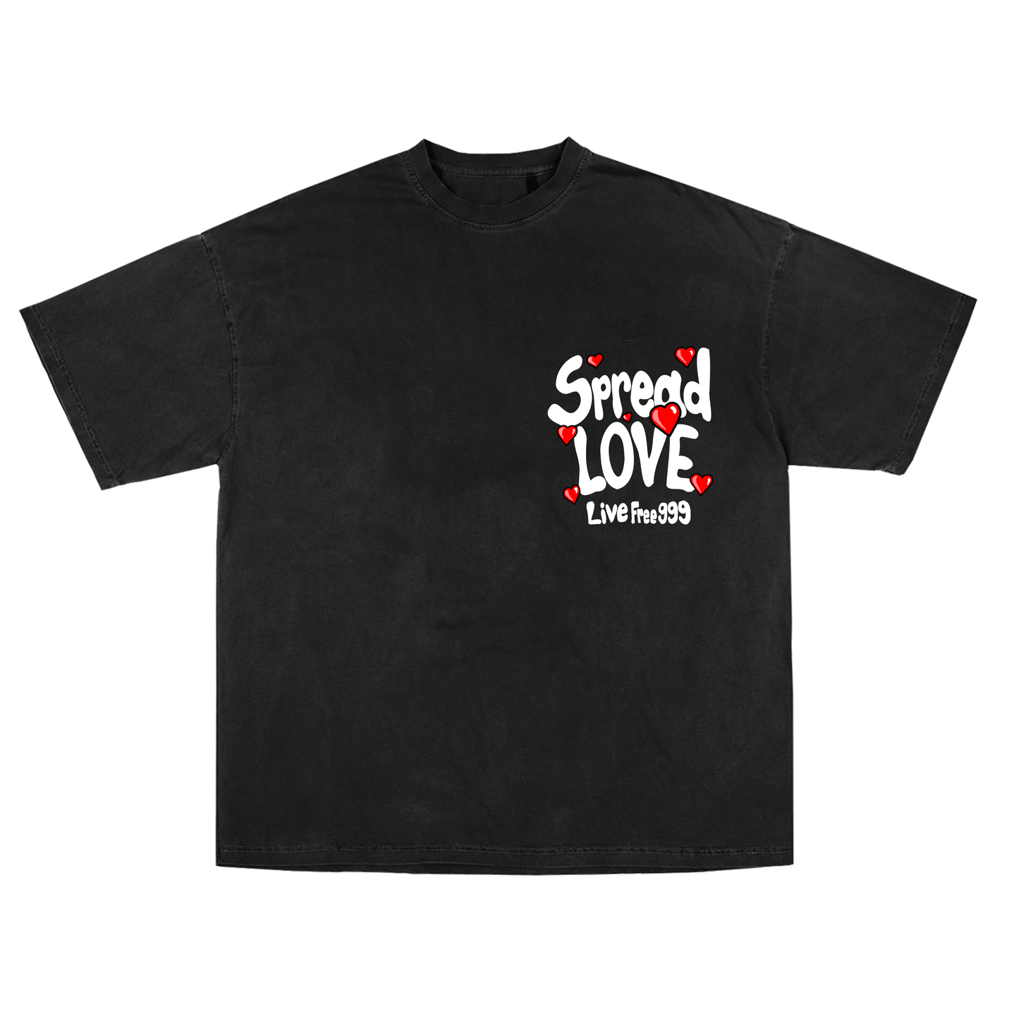 Spread Love Black Tee