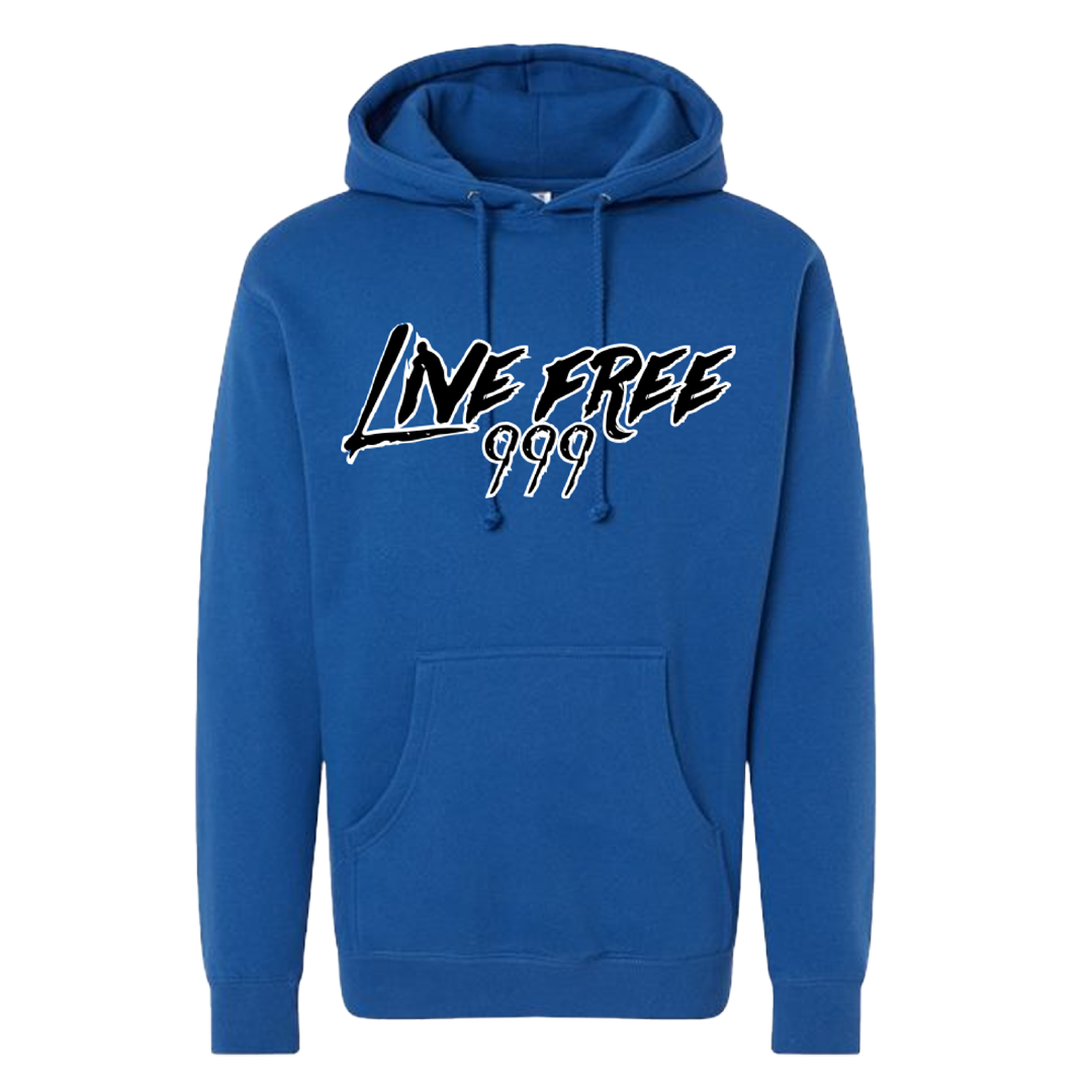 Live Free 999 Logo Hoodie