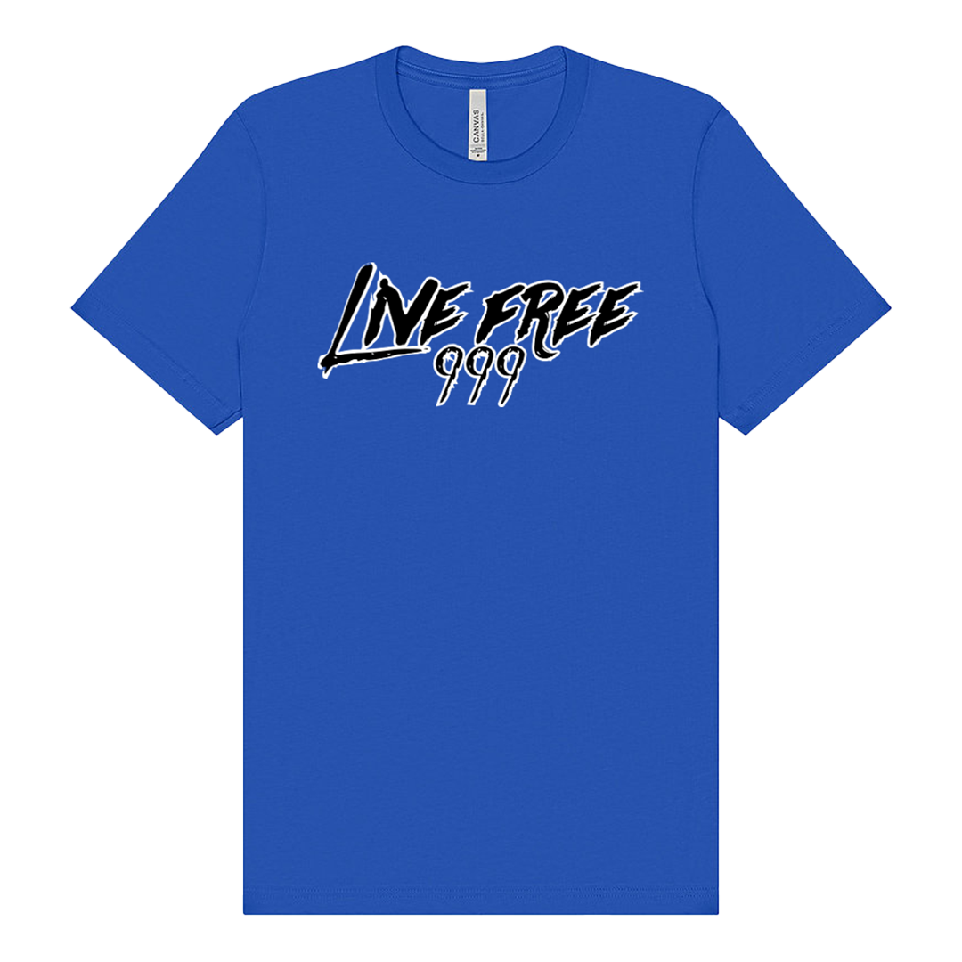 Live Free 999 Logo Tee