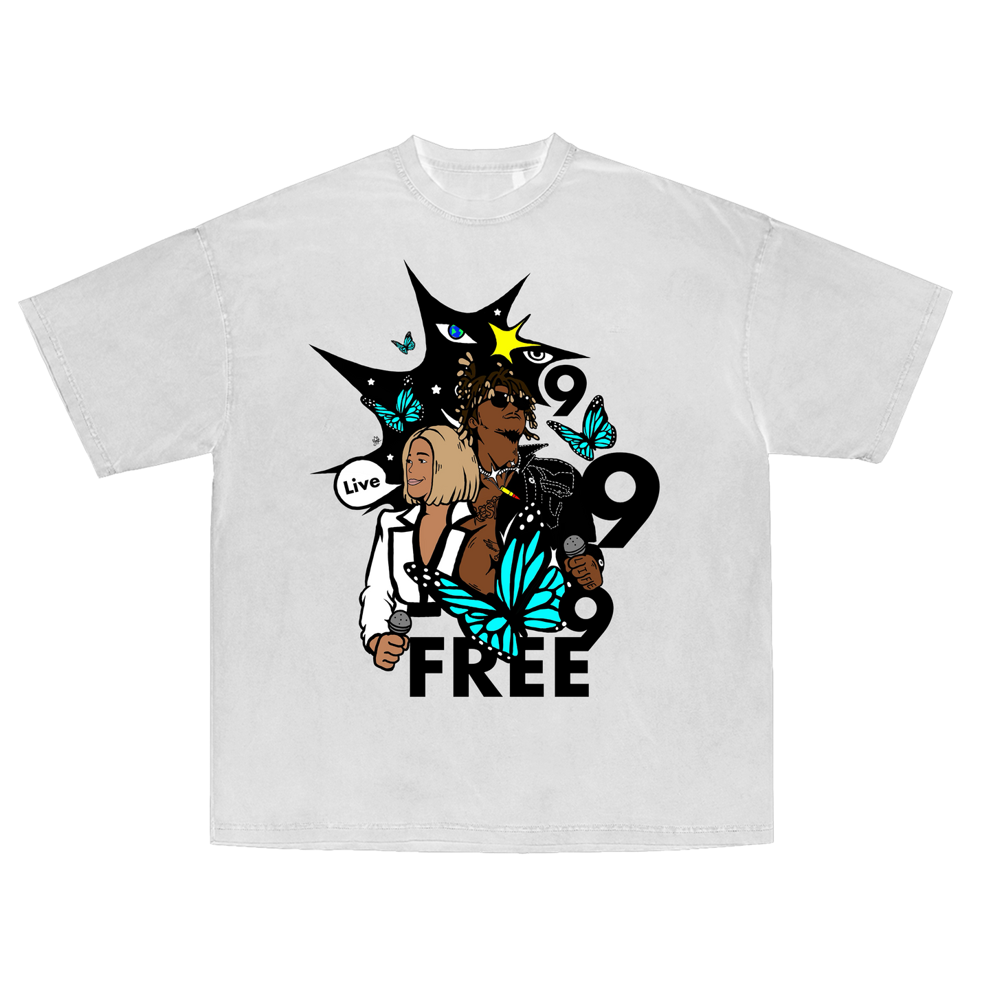 Live Free 999 Tee