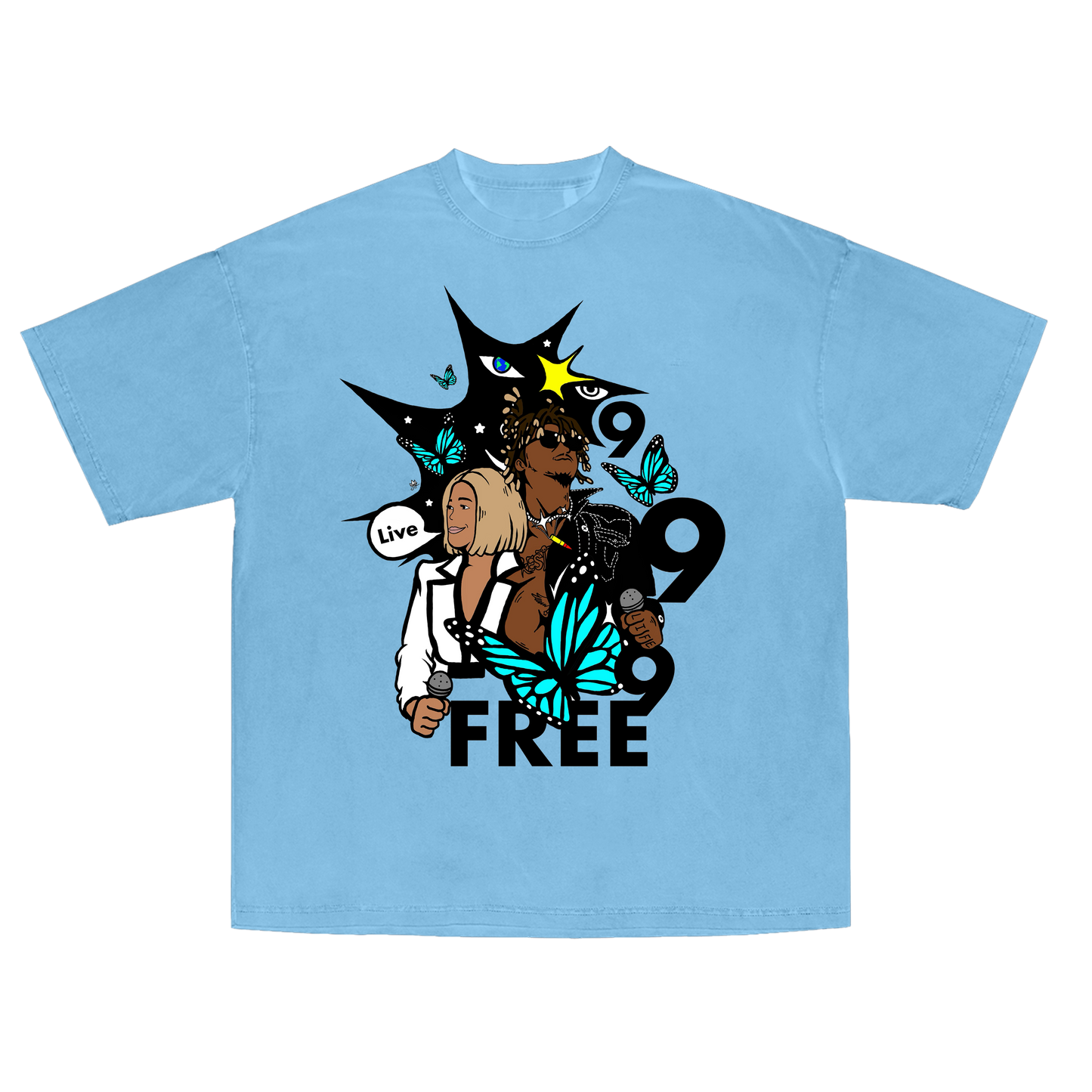 Live Free 999 Tee