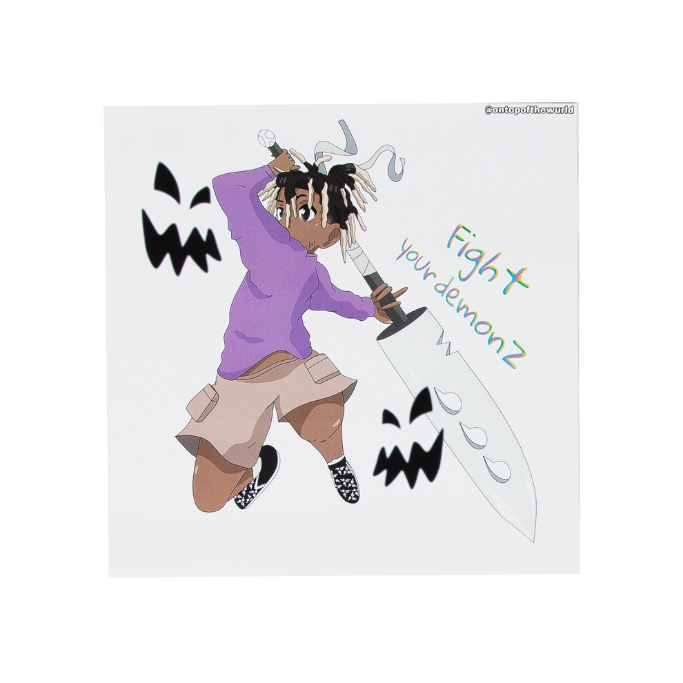 Fight Your Demonz Poster – Live Free 999