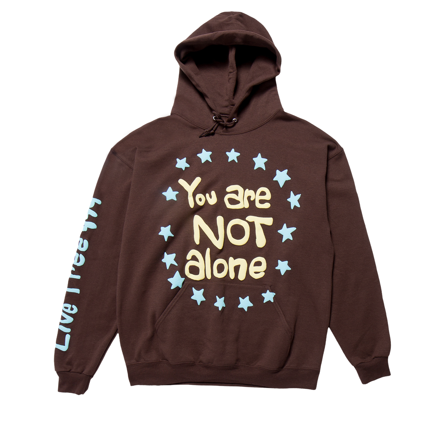 You Are Not Alone Hoodie – Live Free 999